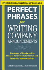 Perfect Phrases for Writing Company Announcements